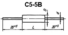 С5-5В 1Вт 1,1 резистор фото 3 С5-5В 1Вт 1,1 резистор фото 3